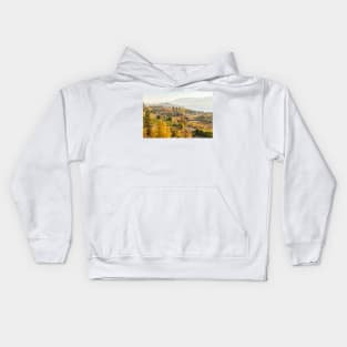 October Landscape Okanagan Valley Vineyards Kids Hoodie